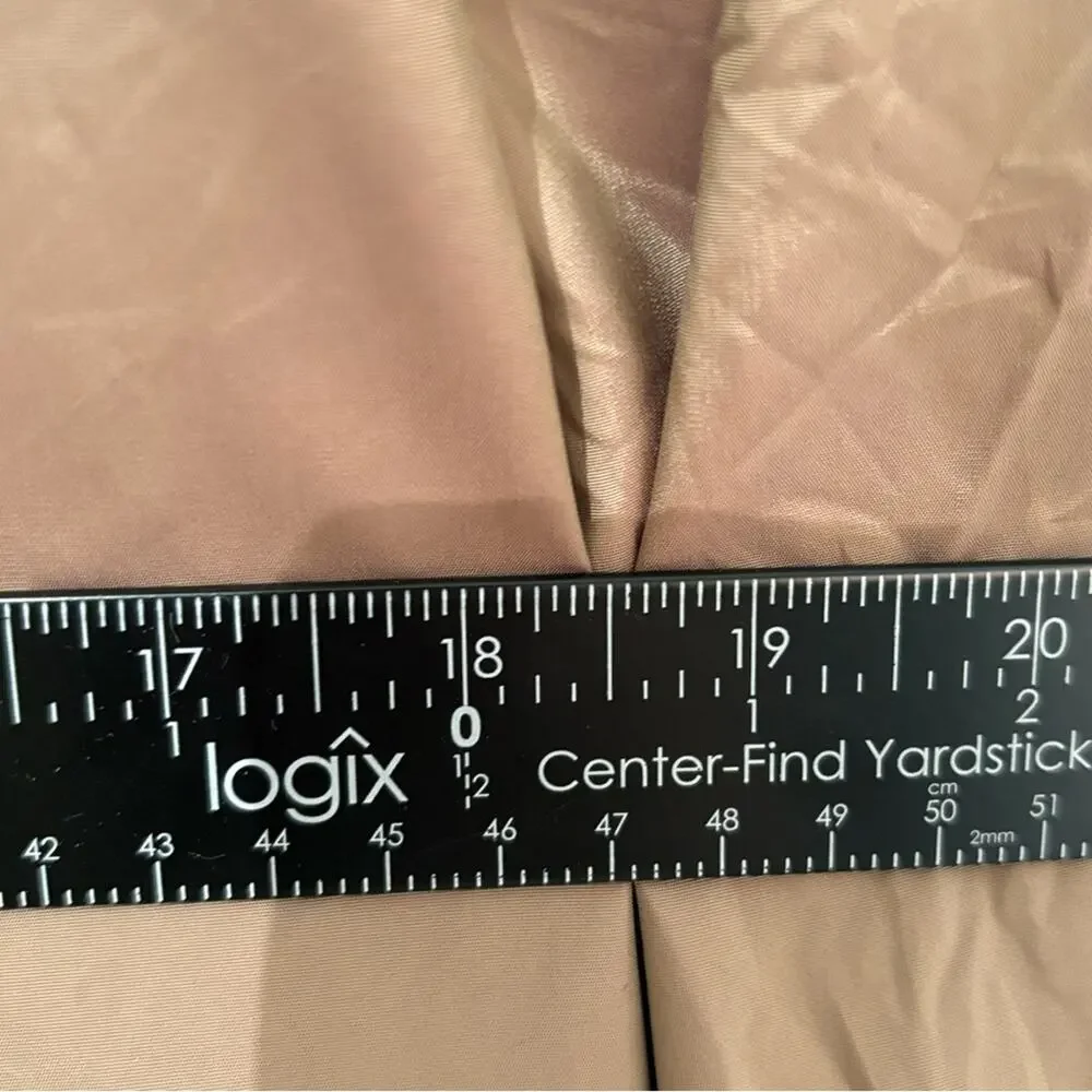 Cole Haan Camel Trench Coat with Water-Resistant‎ Fabric XL